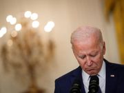 U.S. President Joe Biden speaks about the situation in Afghanistan in the East Room of the White House on August 26, 2021 in Washington, DC. At least 12 American service members were killed on Thursday by suicide bomb attacks near the Hamid Karzai International Airport in Kabul, Afghanistan.