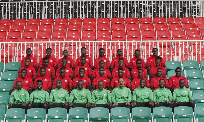 Kenya u23 full squad ahead of the CECAFA U23 championships in Ethiopia set to kick off on Sunday, July 18, 2021. (COURTESY: FKF)