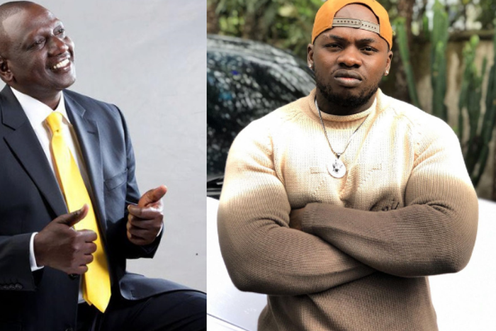 Deputy President William Ruto and Rapper Khaligraph Jones