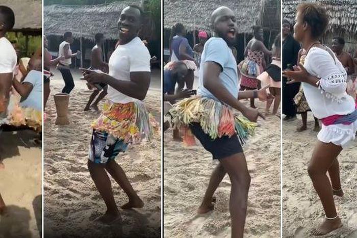 Video of Larry Madowo & Trevor Ombija dancing in traditional costumes lights up Social Media