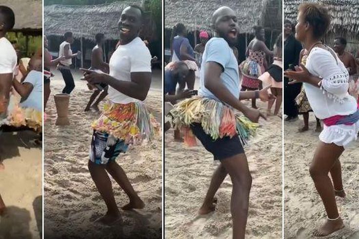 Video of Larry Madowo & Trevor Ombija dancing in traditional costumes lights up Social Media