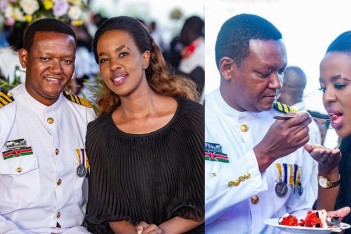 Governor Alfred Mutua and Lillian Nganga