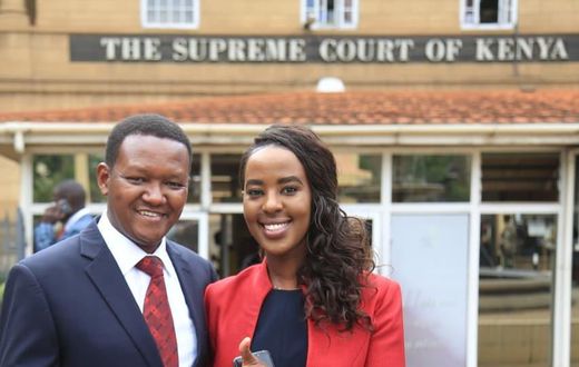 Governor Alfred Mutua and Lillian Nganga during their Happy Days as a Couple
