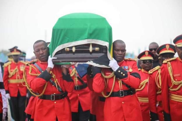 State burial ceremony held for Tanzania's Magufuli