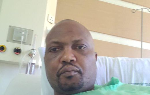 Moses Kuria at Karen Hospital Nairobi