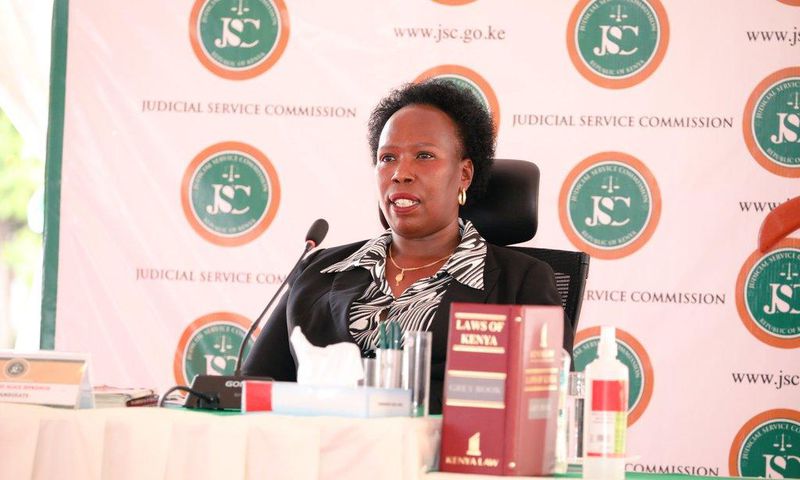 Lawyer Alice Yano who interviewed for Chief Justice of Kenya position