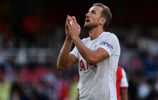 Stuck in a rut: Harry Kane is yet to score in the Premier League this season for Tottenham