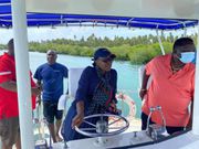 Cotu Secretary General Francis Atwoli and his wife Mary Kilobi in Watamu, Kilifi County