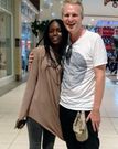 Felesta Nyamathira Njoroge and her boyfriend Marc De Mesel