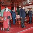 President Uhuru Kenyatta with Chief Justice Martha Koome during swearing in of 34 judges