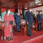 President Uhuru Kenyatta with Chief Justice Martha Koome during swearing in of 34 judges
