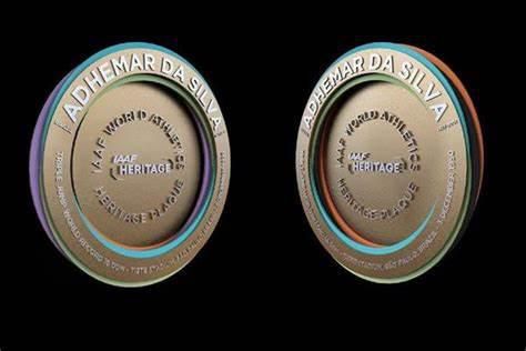 IAAF’s World Athletics Heritage Plaque was designed by Fernando Silva, a 27-year-old resident and recreational runner from the Brazilian city of Manaus.