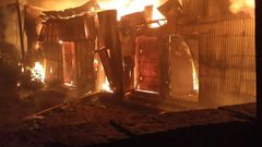 Early morning fire razes down Gikomba Market [Photos]