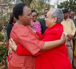 First Lady Margaret Kenyatta and Hellen Nkaissery