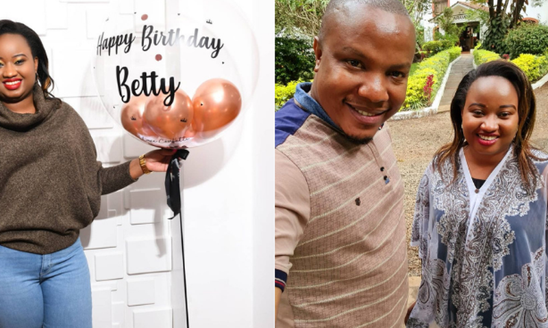 Bonnie Musambi’s treats wife to lavish Birthday Party, gifts her new Mercedes Benz, Sh1M  Cheque (Video)