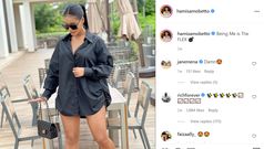 Rick Ross and Hamisa Mobetto. Rapper Rick Ross raises eyebrows with Comments on Hamisa Mobetto’s Photos (Screenshots)