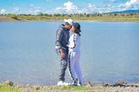 Actor Pascal Tokodi and his Wife Grace Ekirapa