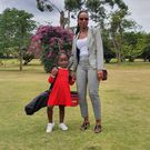 Gidi Gidi's wife and daughter Marie- Rose