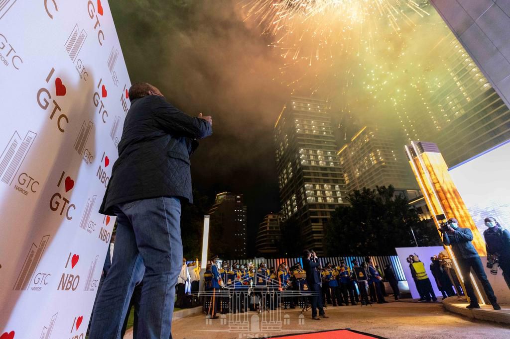 President Uhuru Kenyatta on Wednesday evening presided over the official commissioning of the Nairobi Global Trade Center Office Tower