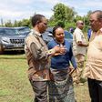 President Uhuru Kenyatta, Governor Anne Waiguru and Interior PS Karanja Kibicho