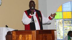 Anglican Church of Kenya (ACK) Archbishop Jackson Ole Sapit during a past church service