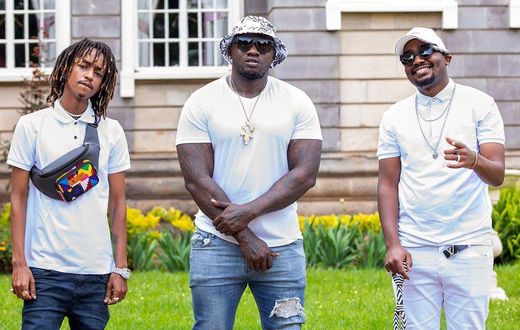 Khaligraph Jones, Boutross Munene and Krispah