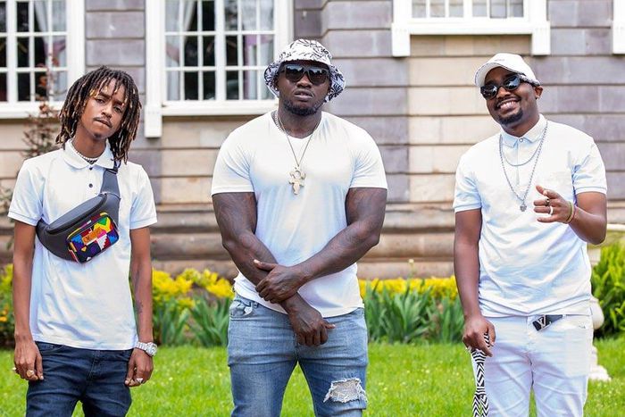 Khaligraph Jones, Boutross Munene and Krispah