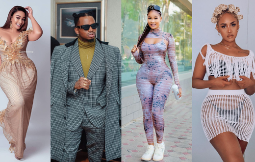 Zari Hassan, Diamond Platnumz, Hamisa Mobetto and Tanasha Donna