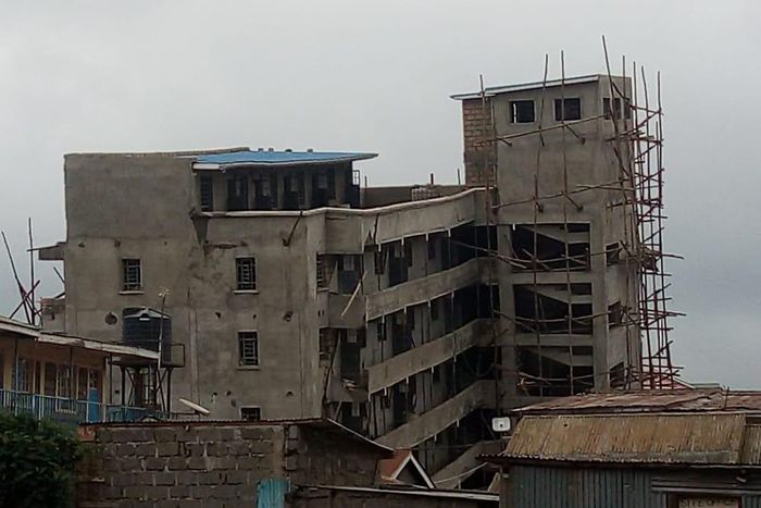 Kinoo building collapsing