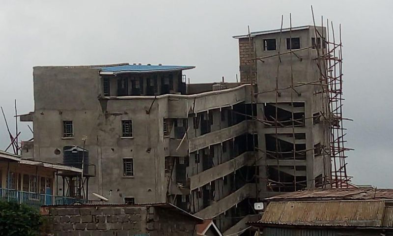 Kinoo building collapsing