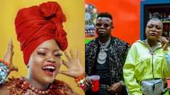 Harmonize signs first female artiste Angela to his record Label Konde Music Worldwide (Photos)