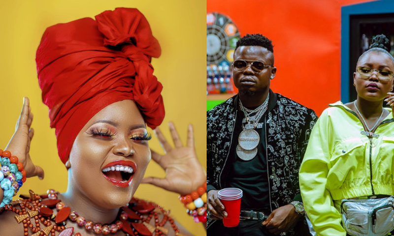Harmonize signs first female artiste Angela to his record Label Konde Music Worldwide (Photos)