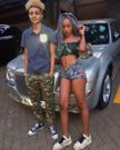 Rapper Noti Flow and her girlfriend King Alami