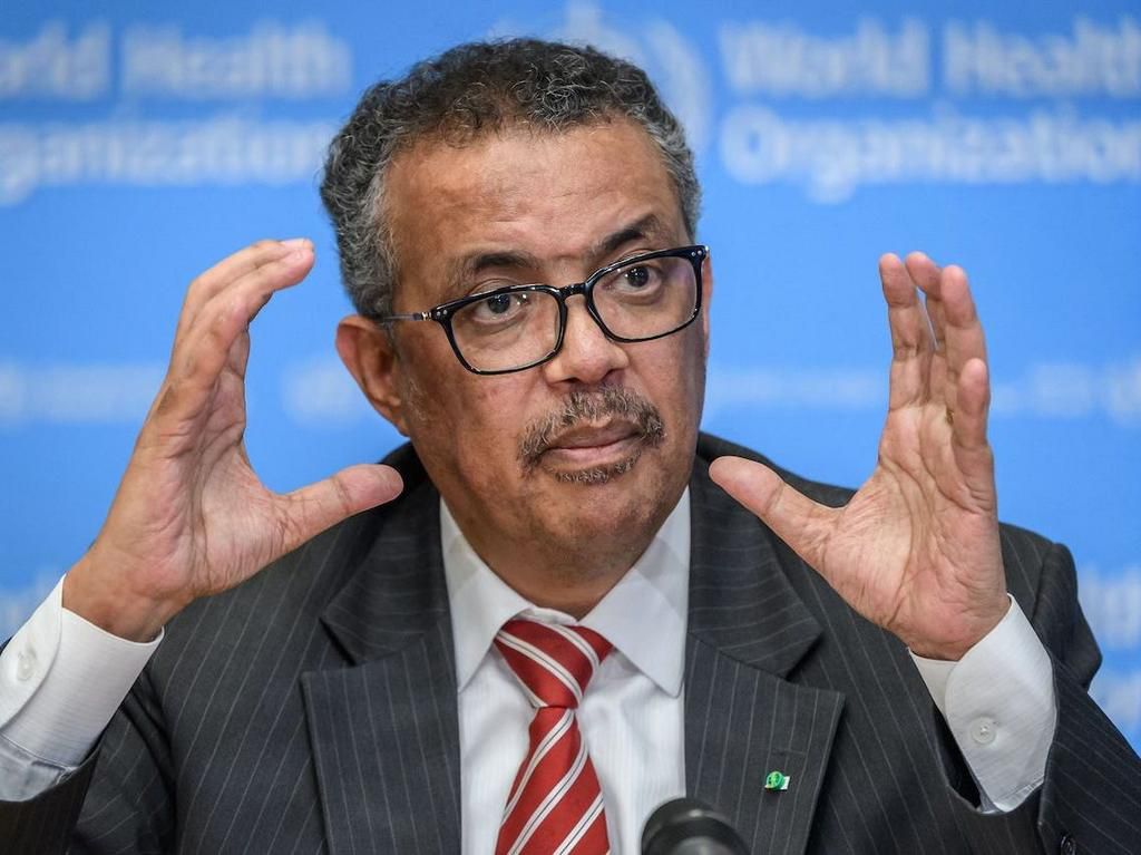 World Health Organization (WHO) Director-General Tedros Adhanom Ghebreyesus.