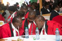 Kenyan judges at a past Judiciary event