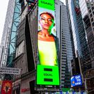 Ssaru's billboard at Times Square in New York
