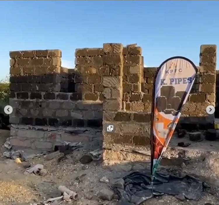 Terence Creative shows off progress of the Modern House he is building his Grandmother