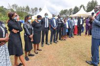 Photos for the Burial ceremony of Allan Chesang's father