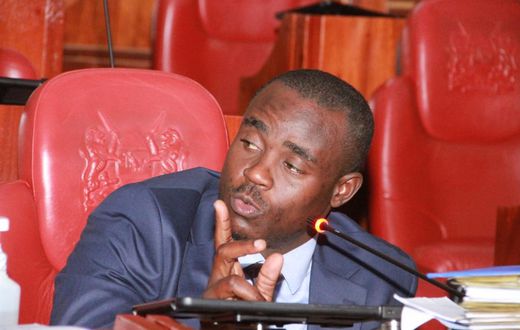 Kakamega Senator Cleophas Malala during  past session in parliament