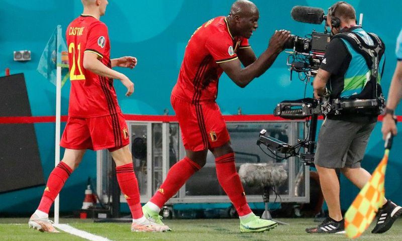 Romelu Lukaku dedicated his first goal against Russia to his Inter Milan teammate Christian Eriksen