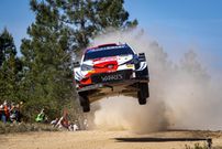 WRC driver Takamoto Katsuta in his Toyota Yaris