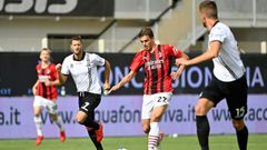 Daniel Maldini scored on his first Serie A start