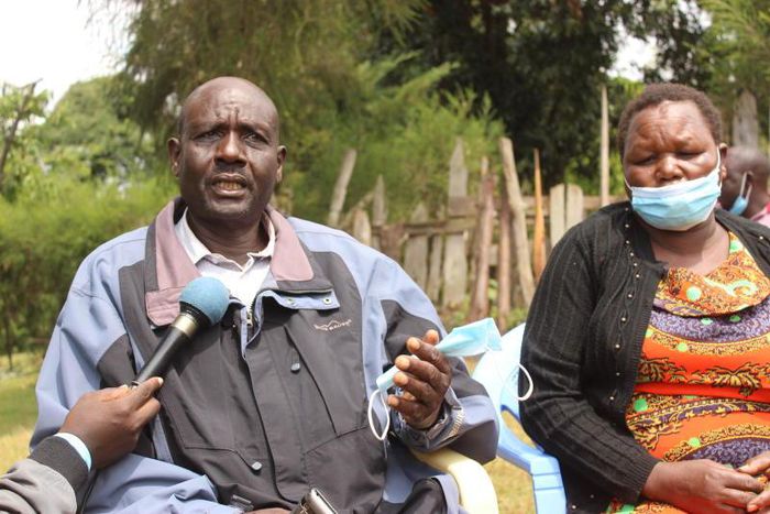 Kangongo’s father Barnaba Kipkoech Korir and Mother Leah Jepkosgei Kangogo