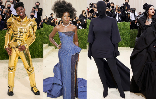 Lil Nasx, Lupita Nyong'o, Kim Kardashian and Rihanna - Photos Courtesy if Getty Images