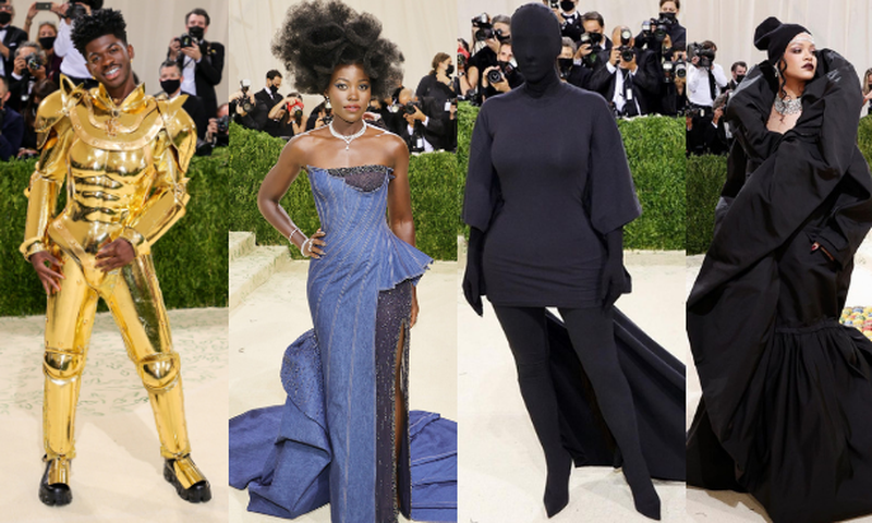 Lil Nasx, Lupita Nyong'o, Kim Kardashian and Rihanna - Photos Courtesy if Getty Images