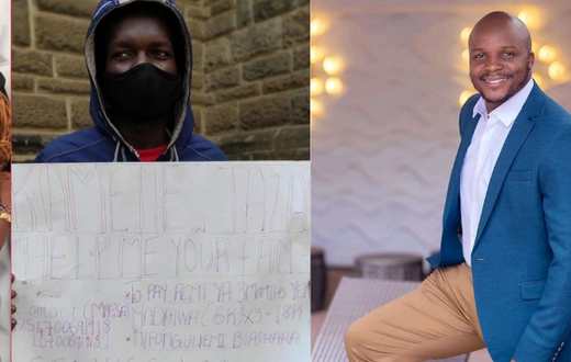 Jalang’o pays three months’ rent for Young Man who went public begging for his Help,