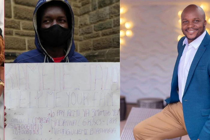 Jalang’o pays three months’ rent for Young Man who went public begging for his Help,