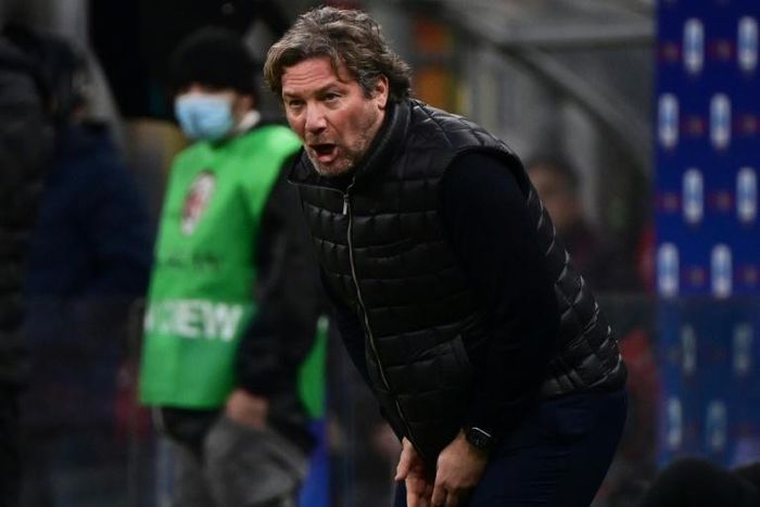 Giovanni Stroppa was sacked as coach by Crotone on Monday after a 2-0 defeat by Cagliari at the weekend