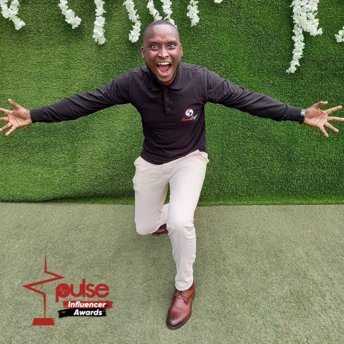 LinkedIn Influencer of the Year nominee Simon Maingi at the Pulse Influencer Awards ceremony in Nairobi