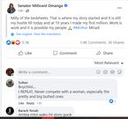 Senator Millicent Omanga